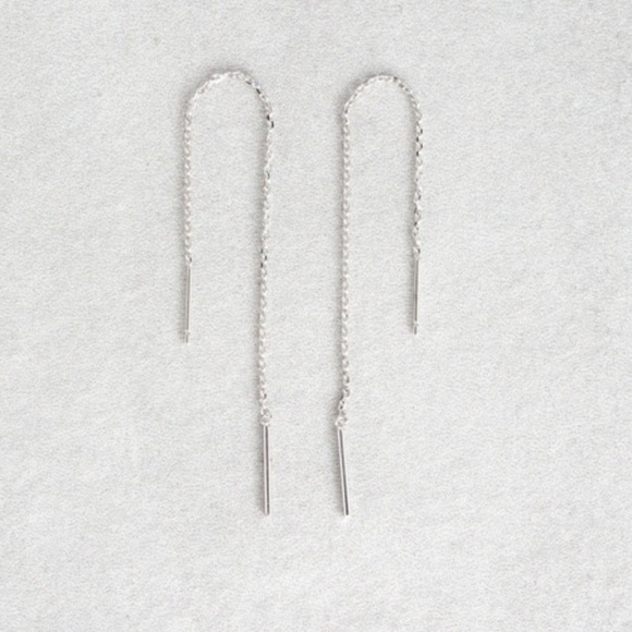 Jewelry - Stainless Steel Threaded Earrings